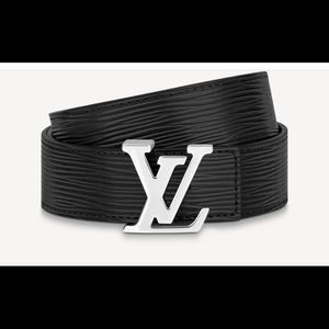 BNWT and Receipt Louis Vuitton Black Epi Leather Belt in 100cm Length 30mm wide